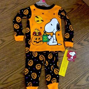 Peanuts Halloween Sleep Set Size 18 month